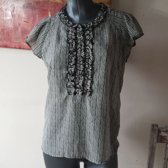 The Limited Tops - BUNDLE ITEM - THE LIMITED semi sheer ruffle top